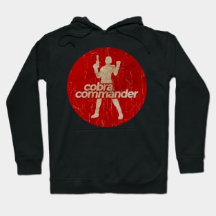 cobra commander - simple red circle vintage Hoodie